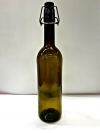 Бутылка 0,75 л с бугелем "Бордо" оливковая
